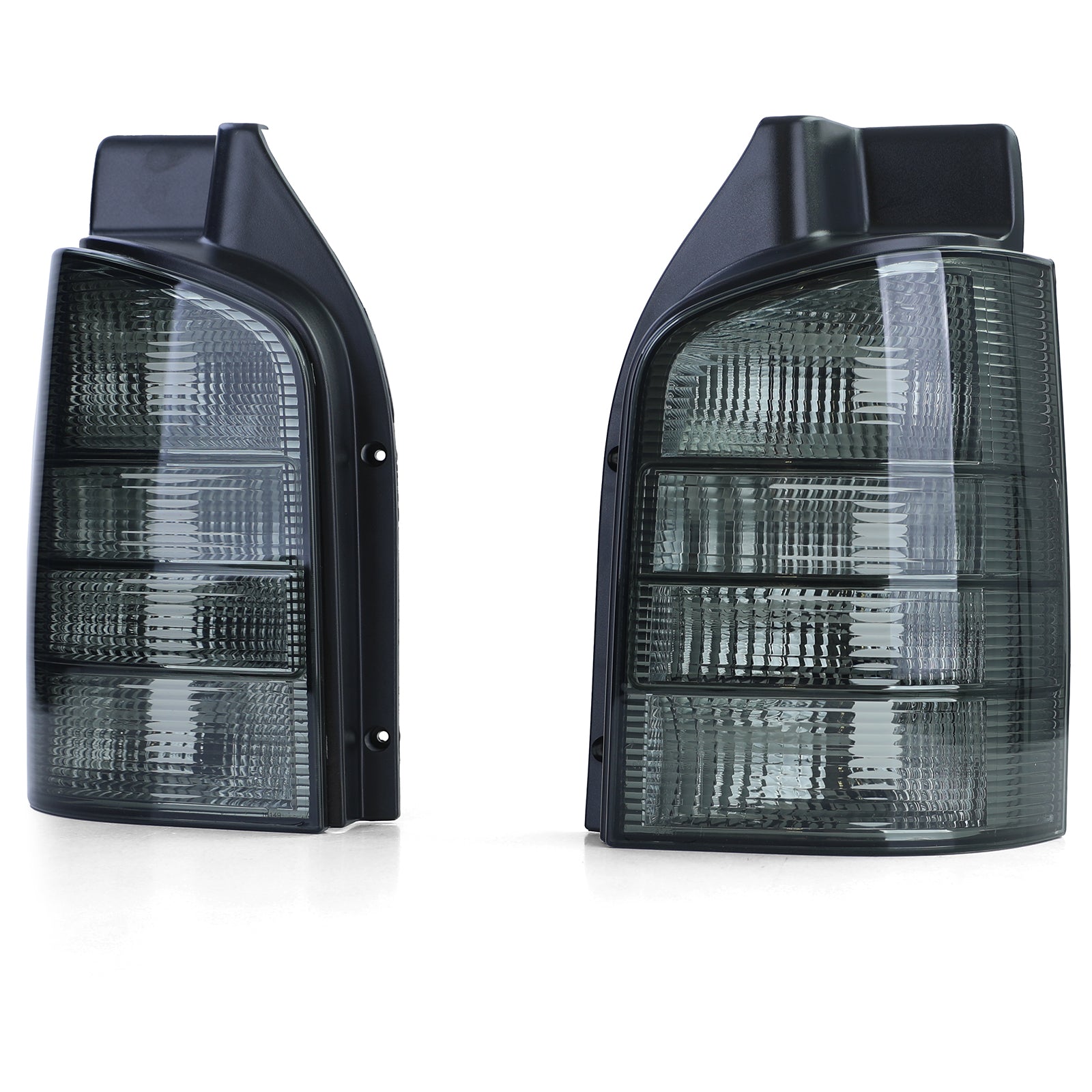 Fanali Posteriori Vetro Trasparente Neri Fumé Set per Volkswagen Bus T5