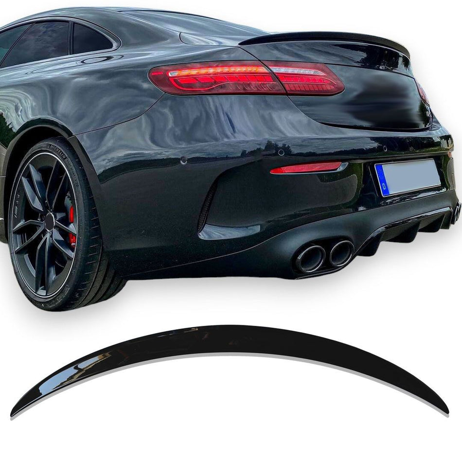 Spoiler Posteriore Nero Lucido per Mercedes C238 Coupé 2016-2023