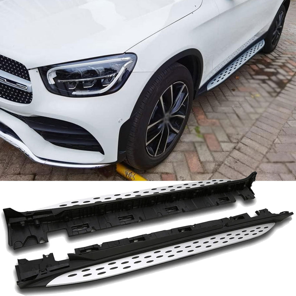 Pedane Laterali in Alluminio per Mercedes GLC W253 (2015-2022)