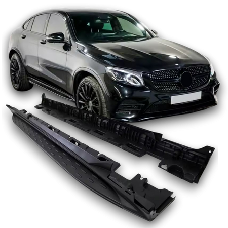 Pedane Laterali in Alluminio per Mercedes GLC W253 (2015-2022)