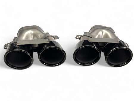 1X Set Terminali di Scarico 25751 Universali per Auto