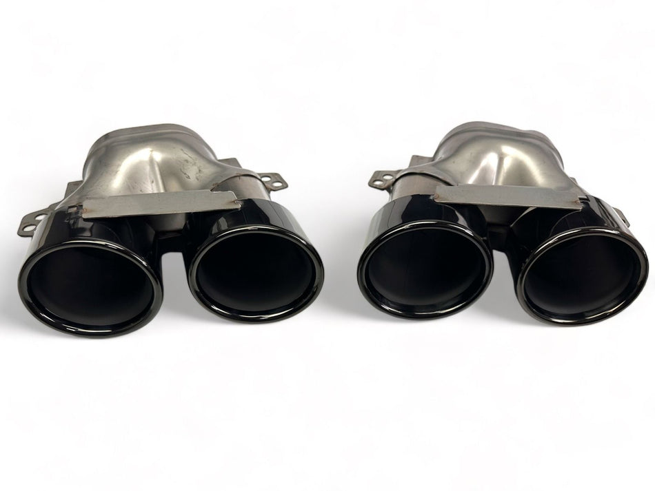 1X Set Terminali di Scarico 25751 Universali per Auto