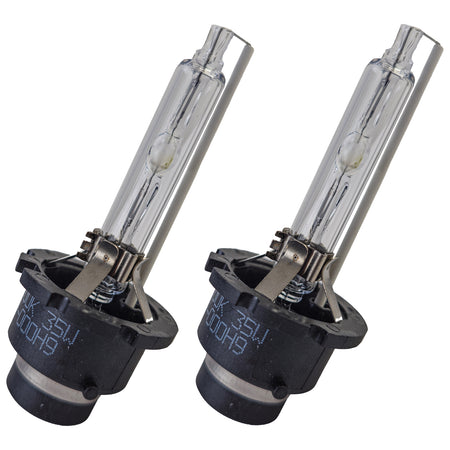 D2S 6000K Xenon Brenner Set Lampadine con E-Omologazione Coppia Universale