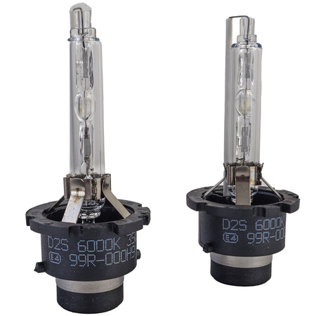 D2S 6000K Xenon Brenner Set Lampadine con E-Omologazione Coppia Universale