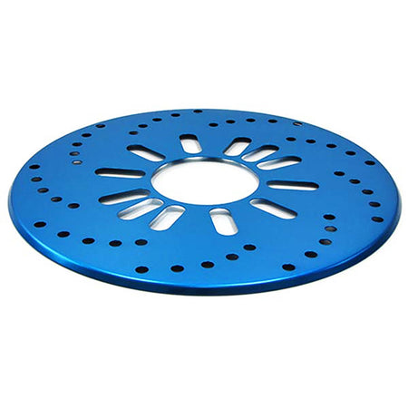 Acciaio Inox Coperture Freno Blu per Smart 450 451 453 (Coupé, Cabrio) 98-21