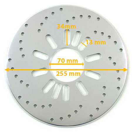 Acciaio Inox Coperture Freno Blu per Smart 450 451 453 (Coupé, Cabrio) 98-21