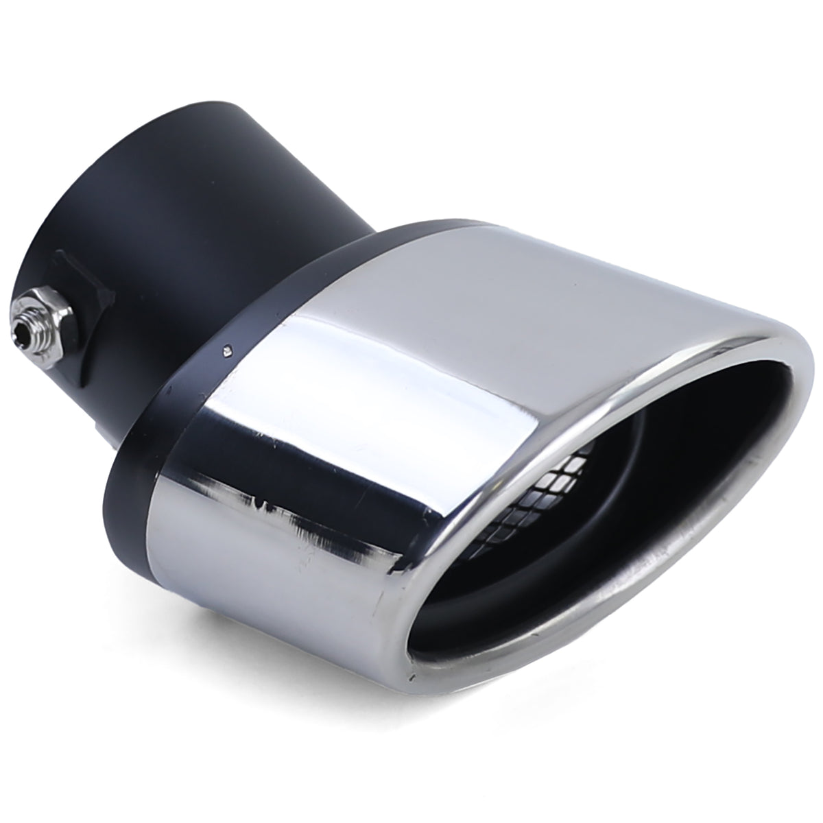 Asta in Acciaio Inox Terminale di Scarico 70x114mm Ovale Universale