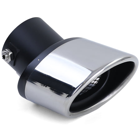 Asta in Acciaio Inox Terminale di Scarico 70x114mm Ovale Universale