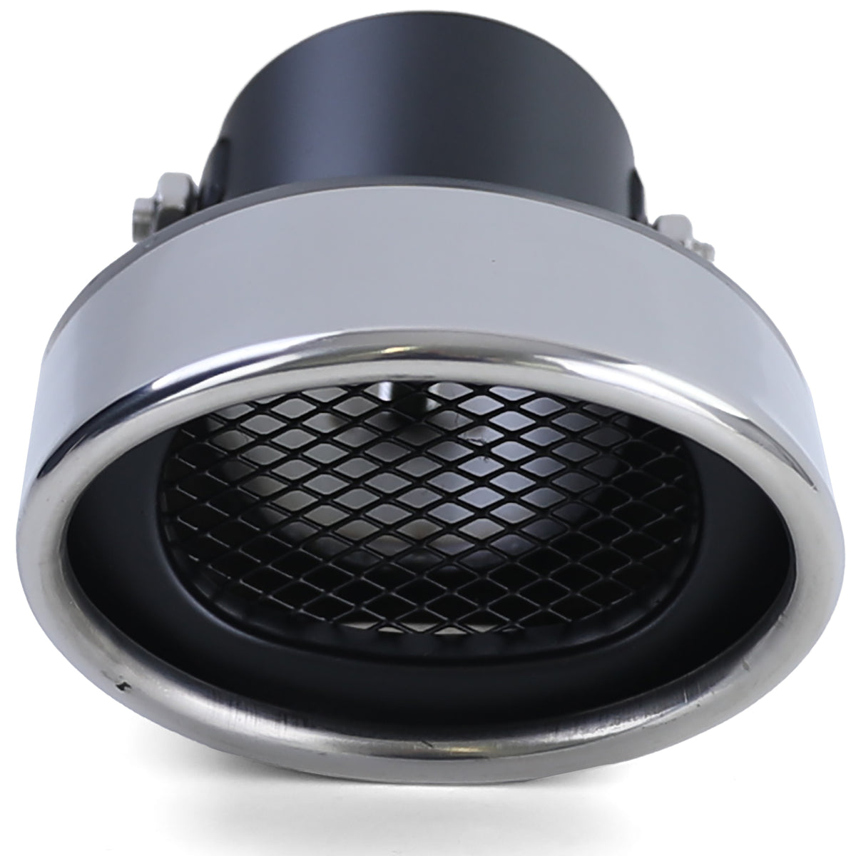 Asta in Acciaio Inox Terminale di Scarico 70x114mm Ovale Universale