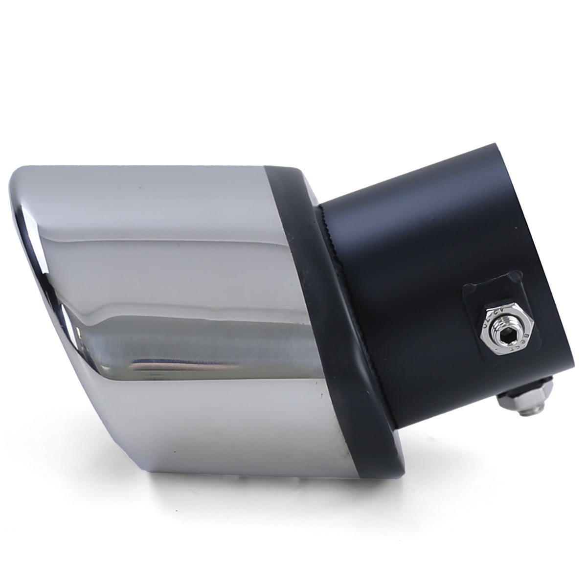 Asta in Acciaio Inox Terminale di Scarico 70x114mm Ovale Universale