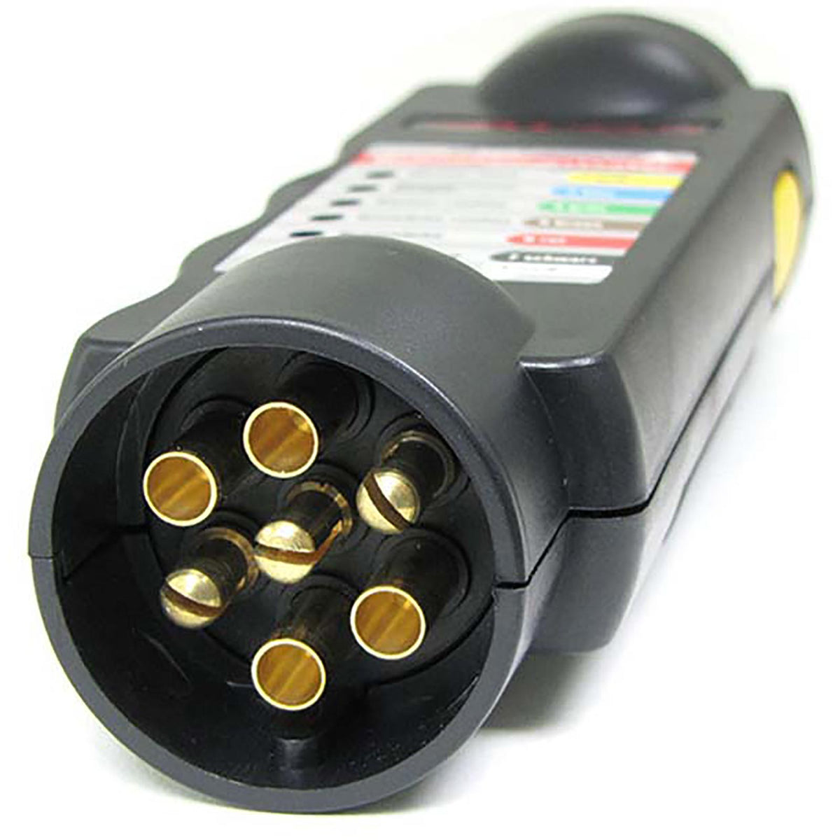 Tester per Illuminazione Rimorchio – 7 Poli ISO 1724, Universale, LED, Pratico
