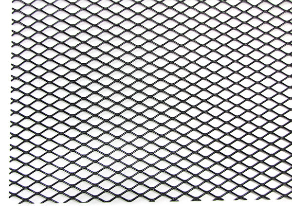 Griglia in Alluminio 130x30cm Nera per Universale