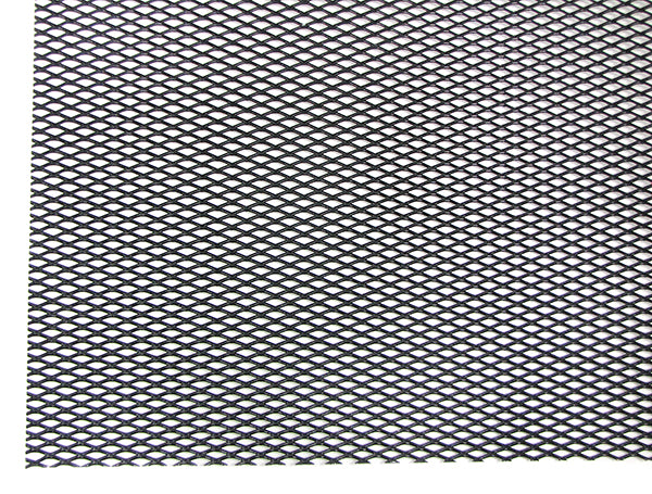 Griglia in Alluminio 150x30cm Nera per Universale
