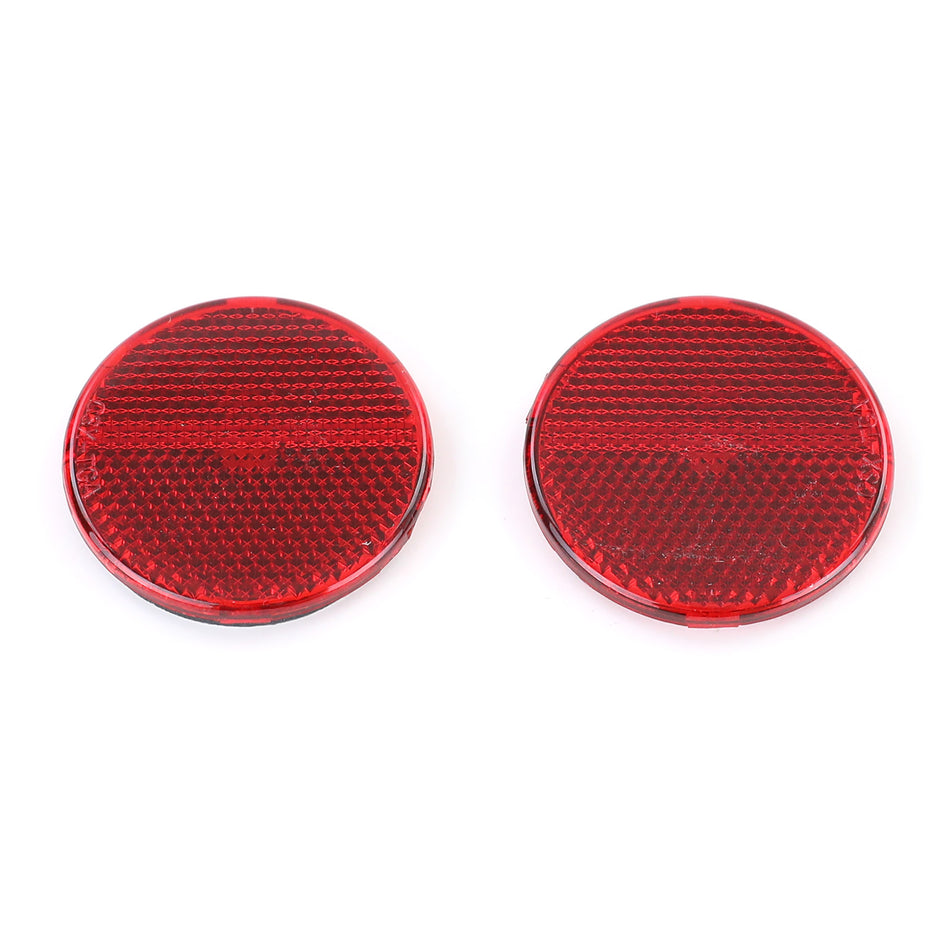 Reflektori Katzenaugen Rossi 2 Pezzi Diametro 55 Mm per Veicoli Universali