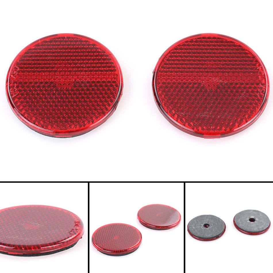 Reflektori Katzenaugen Rossi 2 Pezzi Diametro 55 Mm per Veicoli Universali