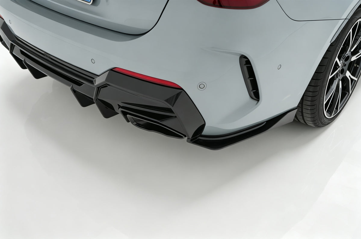 Diffusore Posteriore Nero Lucido Compatibile con BMW Serie 4 G22 (2020-2026)