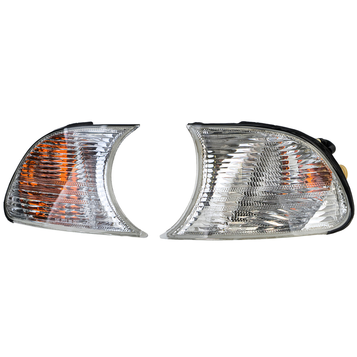Frecce Set Bianche con Lampade per BMW Serie 3 E46 Coupé Cabrio 1999-2001