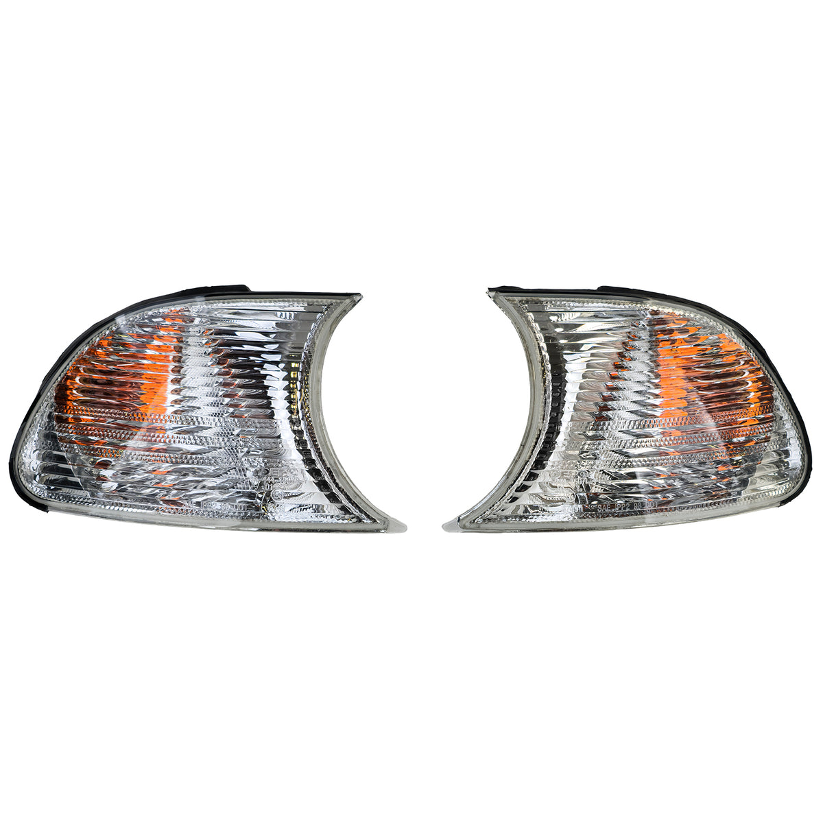 Frecce Set Bianche con Lampade per BMW Serie 3 E46 Coupé Cabrio 1999-2001