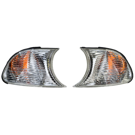 Frecce Set Bianche con Lampade per BMW Serie 3 E46 Coupé Cabrio 1999-2001