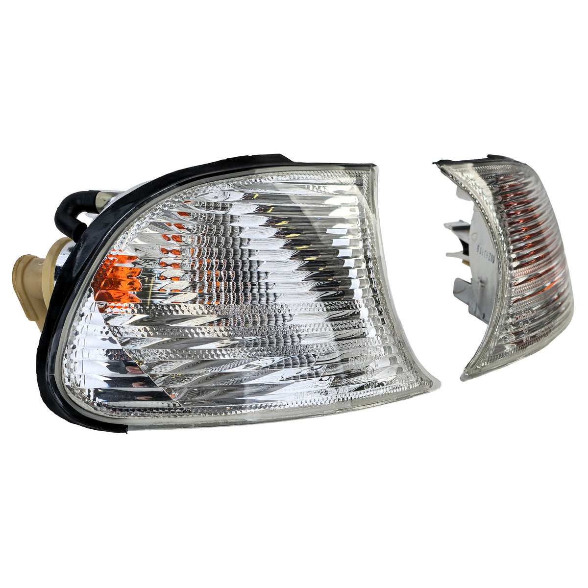 Frecce Set Bianche con Lampade per BMW Serie 3 E46 Coupé Cabrio 1999-2001