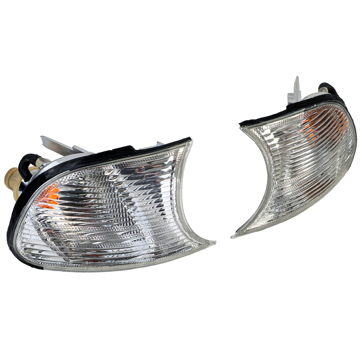 Frecce Set Bianche con Lampade per BMW Serie 3 E46 Coupé Cabrio 1999-2001