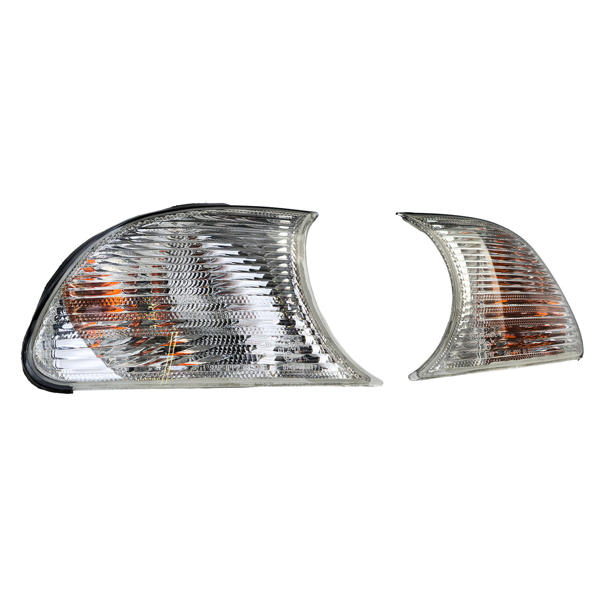 Frecce Set Bianche con Lampade per BMW Serie 3 E46 Coupé Cabrio 1999-2001