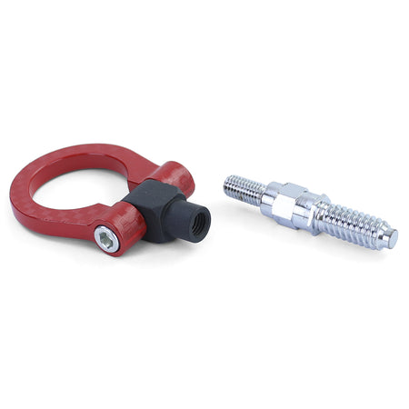 Gancio Traino Rosso Carbon-Look per BMW Z3 Z4 E36 E46 E39 E90 E87 (Coupé