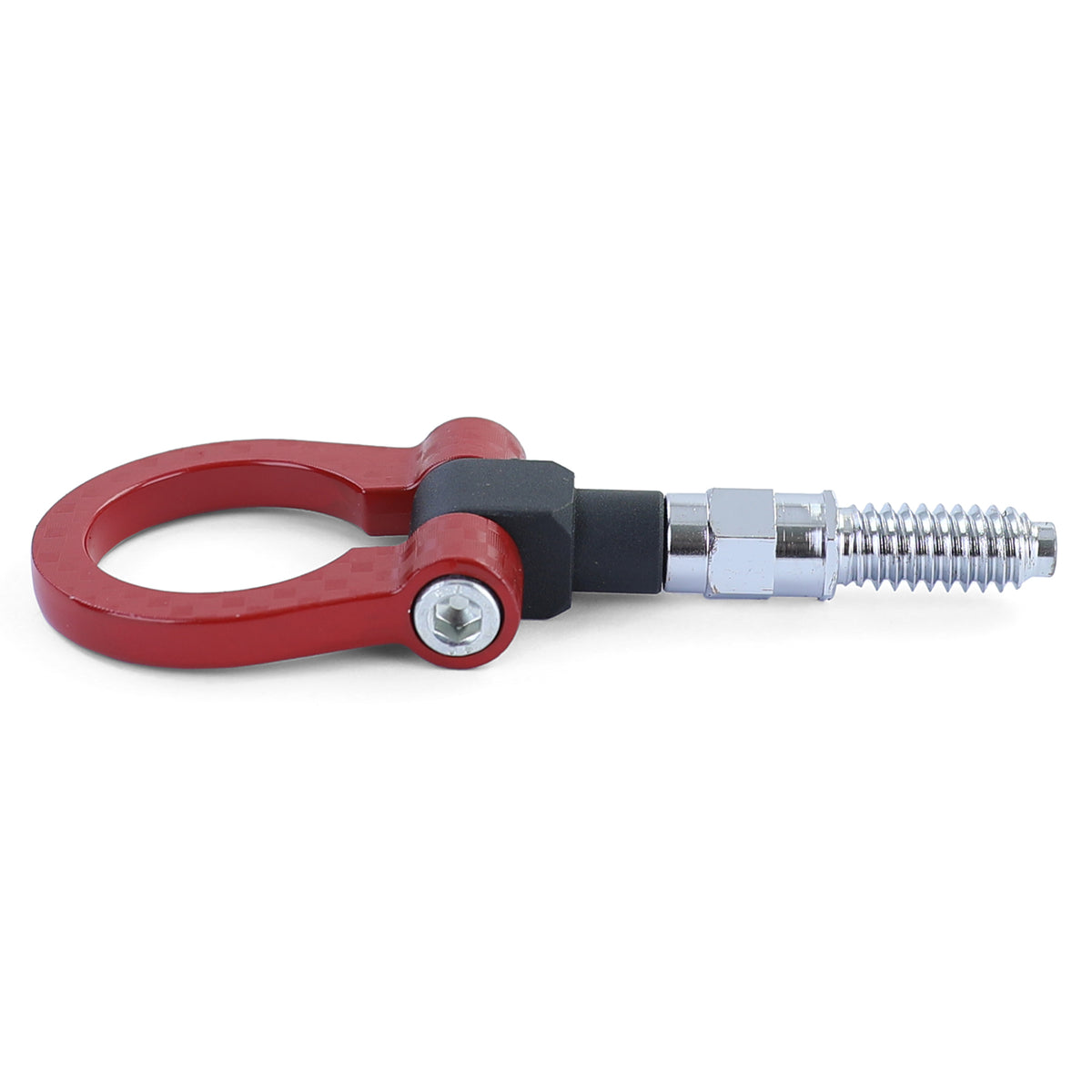 Gancio Traino Rosso Carbon-Look per BMW Z3 Z4 E36 E46 E39 E90 E87 (Coupé
