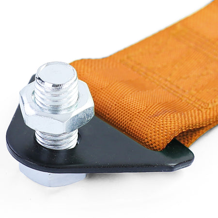 Gancio Traino Universale in Nylon Arancione per Auto Sportivo e Motorsport