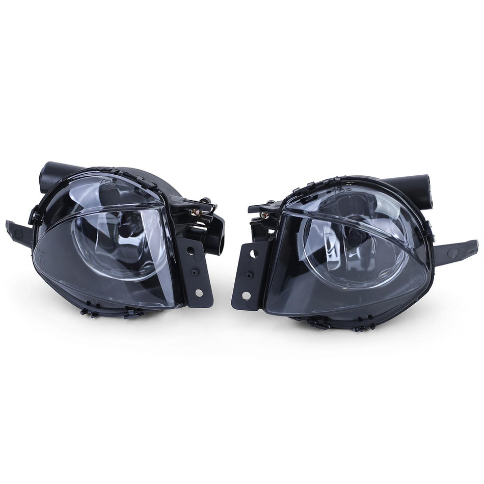 Fendinebbia Vetro Trasparente Nero Set per BMW Serie 3 E90 E91 2005-2008