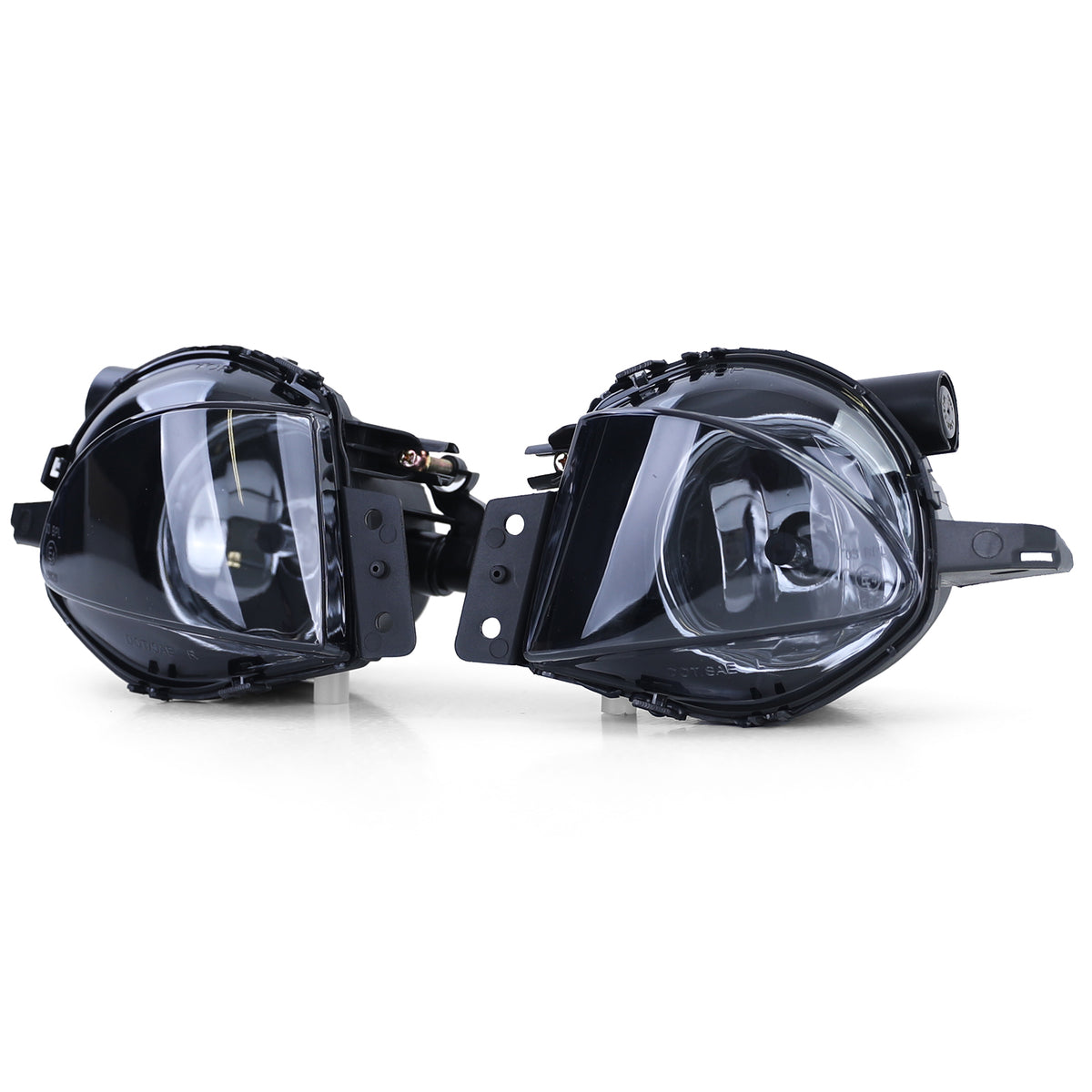 Fendinebbia Vetro Trasparente Nero Set per BMW Serie 3 E90 E91 2005-2008