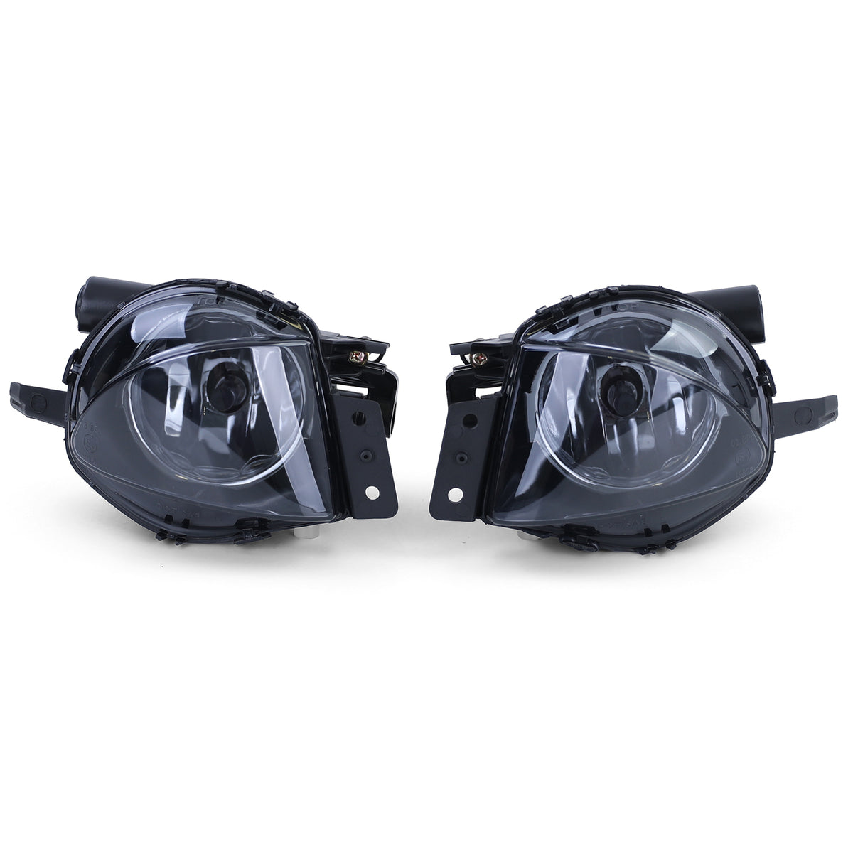 Fendinebbia Vetro Trasparente Nero Set per BMW Serie 3 E90 E91 2005-2008