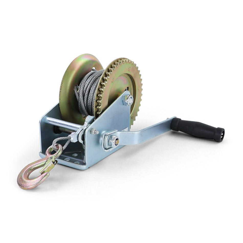 Profi Seilwinde Handwinde con Drahtseil 800KG 10 Meter Universale per Auto
