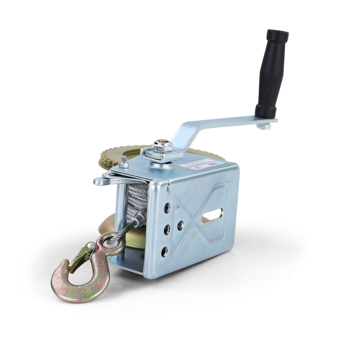 Profi Seilwinde Handwinde con Drahtseil 800KG 10 Meter Universale per Auto