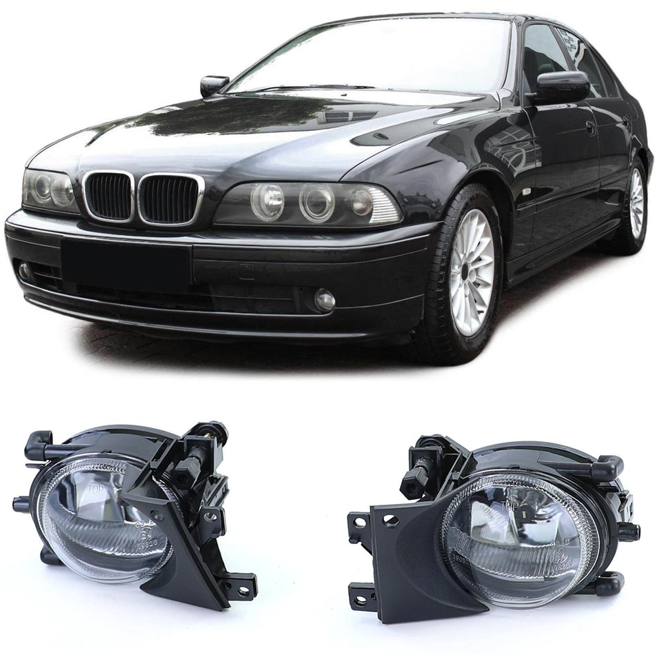 Fendinebbia Vetro Trasparente H8 Coppia per BMW Serie 5 E39 2000-2004