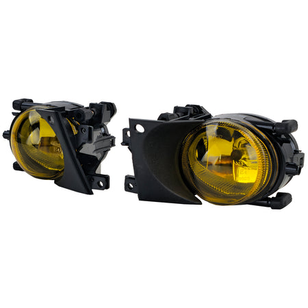 Fendinebbia Vetro Trasparente H8 Giallo Coppia per BMW Serie 5 E39 2000-2004