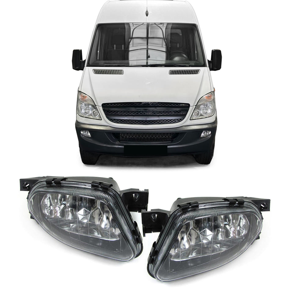 Fendinebbia Vetro Trasparente per Mercedes E W211 02-06 Sprinter 906 06-13