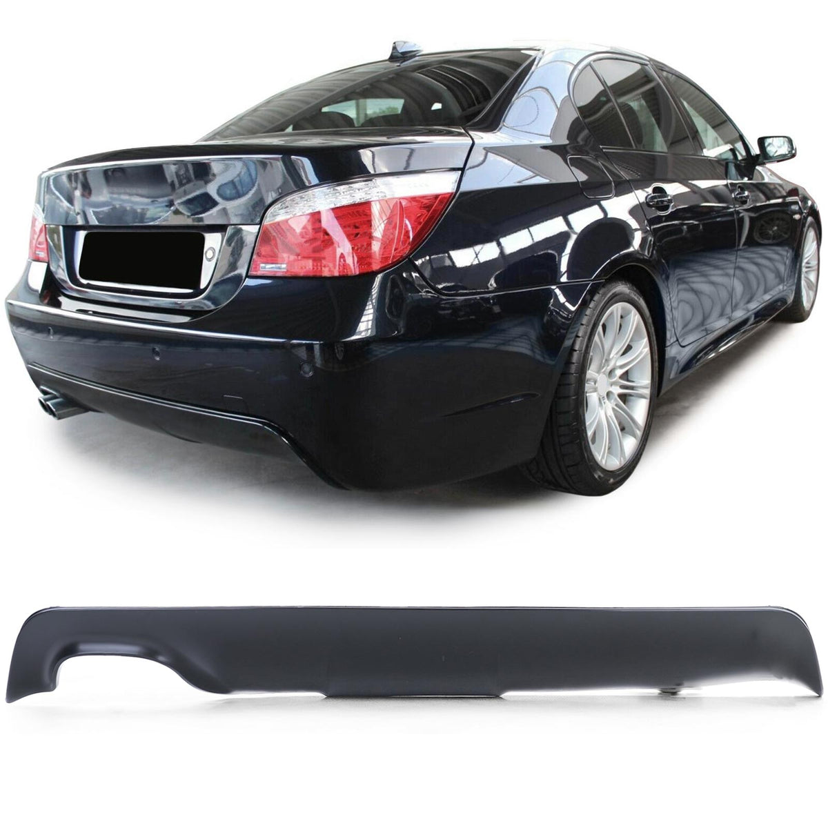 Sport Diffusore Posteriore Nero Opaco per BMW Serie 5 E60 E61 03-10