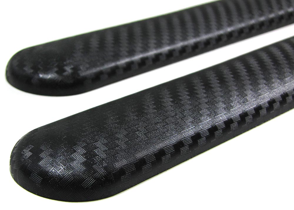 Modanature Protettive in Carbon-Look 2 Pezzi Universali per Auto