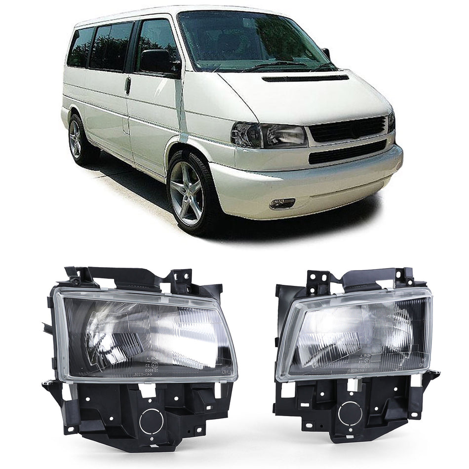 Fari Neri Fumé per Volkswagen Bus T4 Caravelle Multivan 96-03