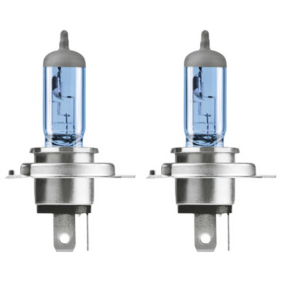 NEOLUX Osram H4 Blu Light 60/55W 12V Lampadine Alogene Xenon Look 2 Pezzi