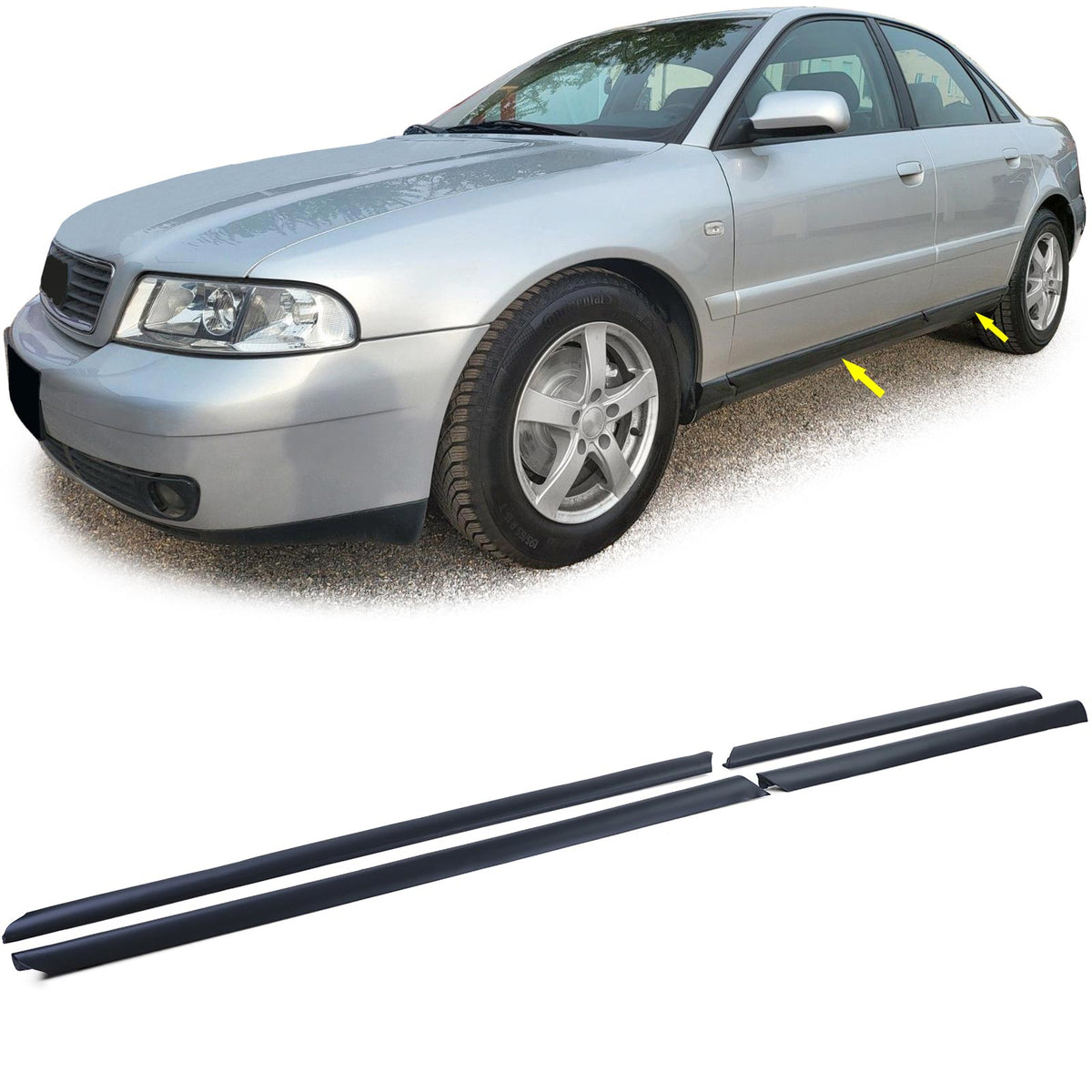 Modanature Inserti Portiere Set 4 Pezzi per Audi A4 B5 8D Berlina Touring 94-01