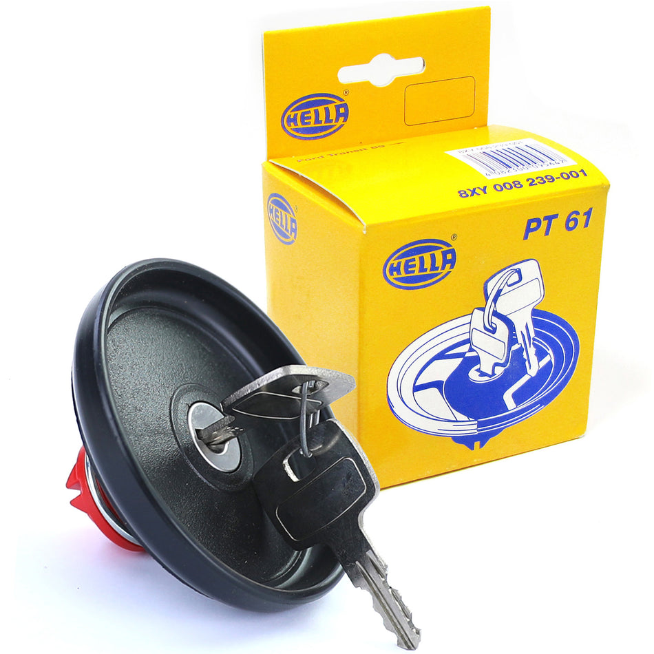 Hella Tappo Serbatoio Chiudibile con 2 Chiavi per Ford Transit Dal 1989