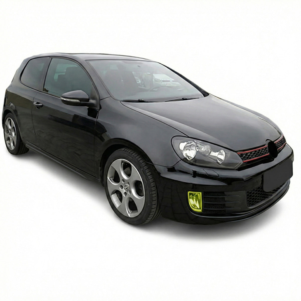 Fendinebbia Vetro Trasparente Giallo con H8 per Volkswagen Golf VI 6 GTI GTD