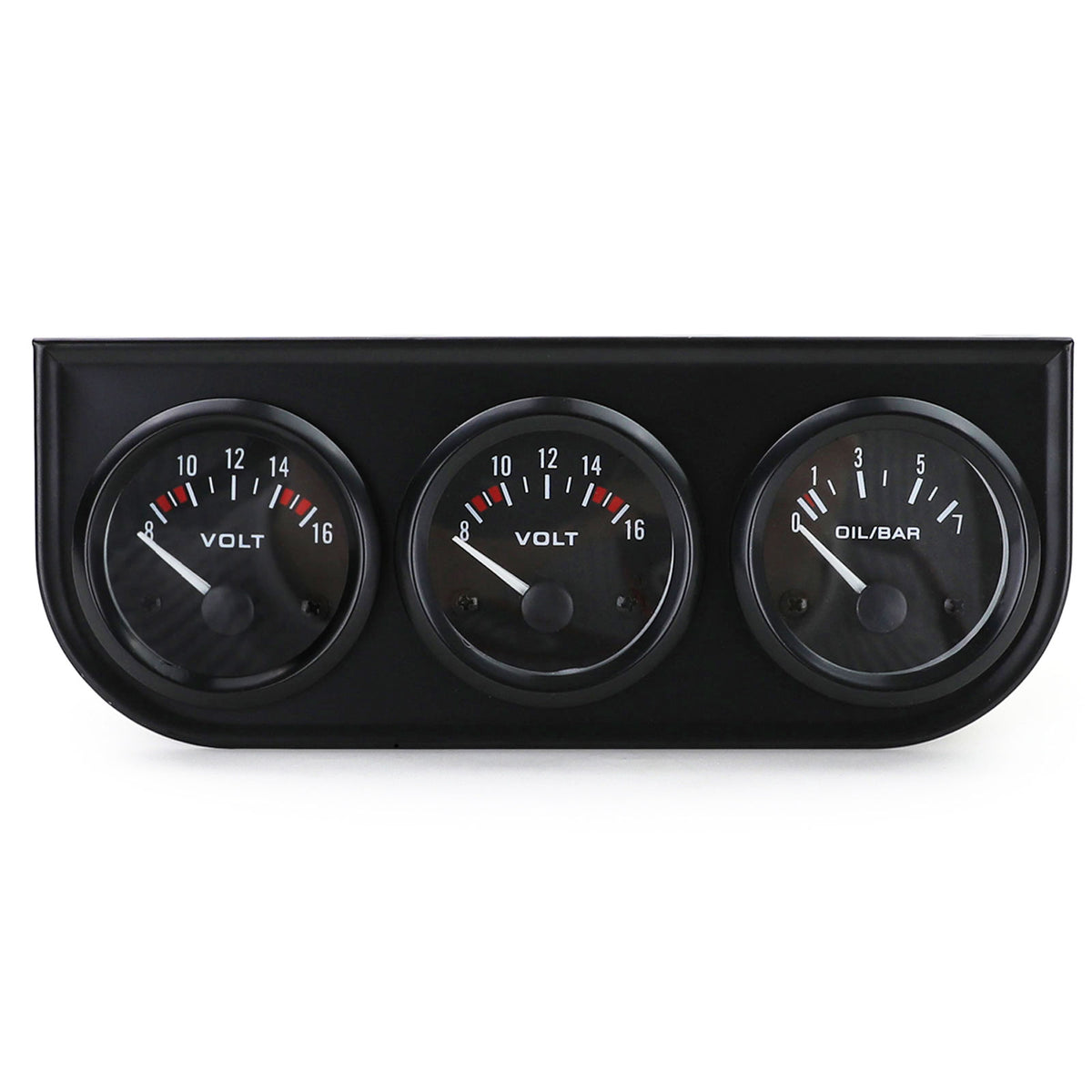 Supplementare Strumenti Serie 3 Set Temperatura Olio Volt Pressione Youngtimer