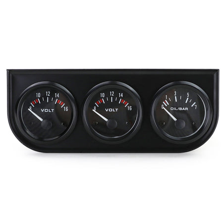 Supplementare Strumenti Serie 3 Set Temperatura Olio Volt Pressione Youngtimer