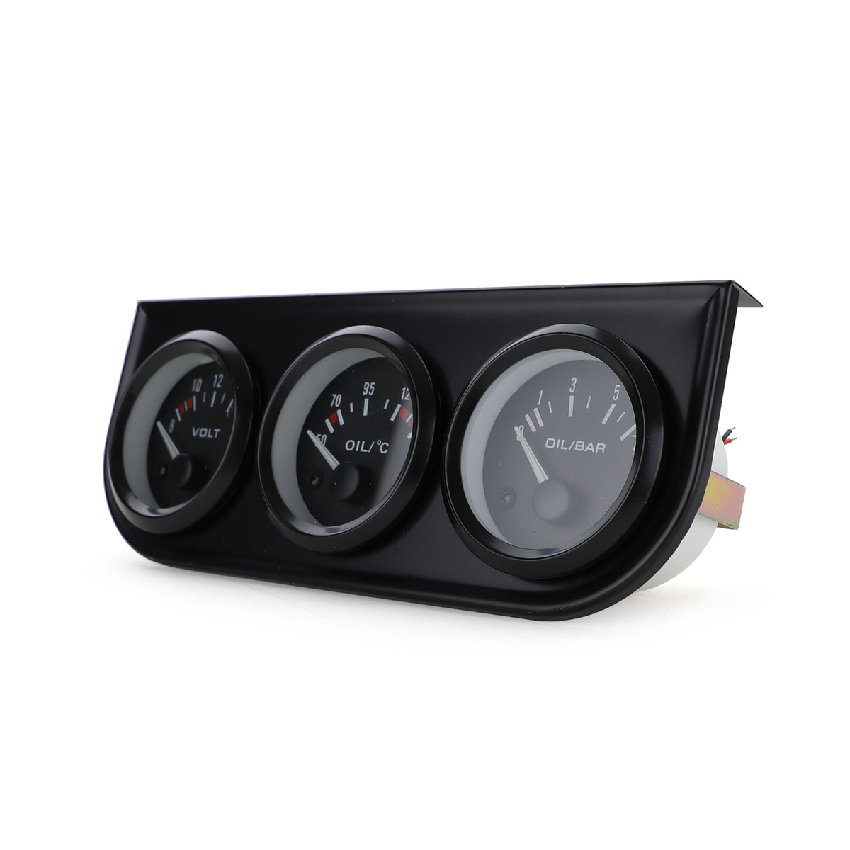 Supplementare Strumenti Serie 3 Set Temperatura Olio Volt Pressione Youngtimer