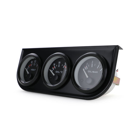 Supplementare Strumenti Serie 3 Set Temperatura Olio Volt Pressione Youngtimer