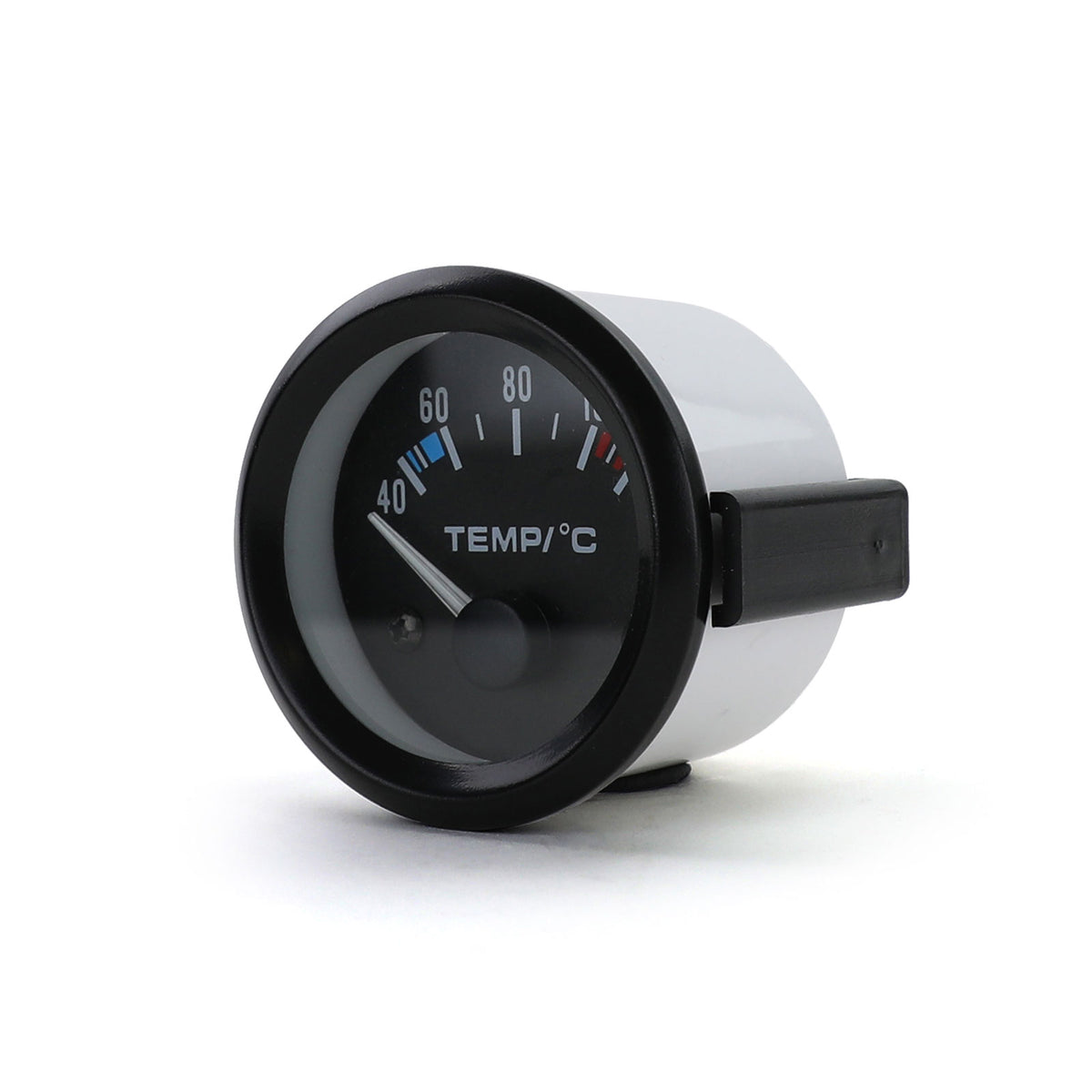 Temperatura Acqua Supplementare Strumento 52mm Youngtimer Klassik Nero