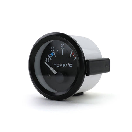 Temperatura Acqua Supplementare Strumento 52mm Youngtimer Klassik Nero